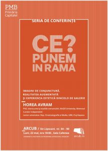 Afis Ce punem in rama