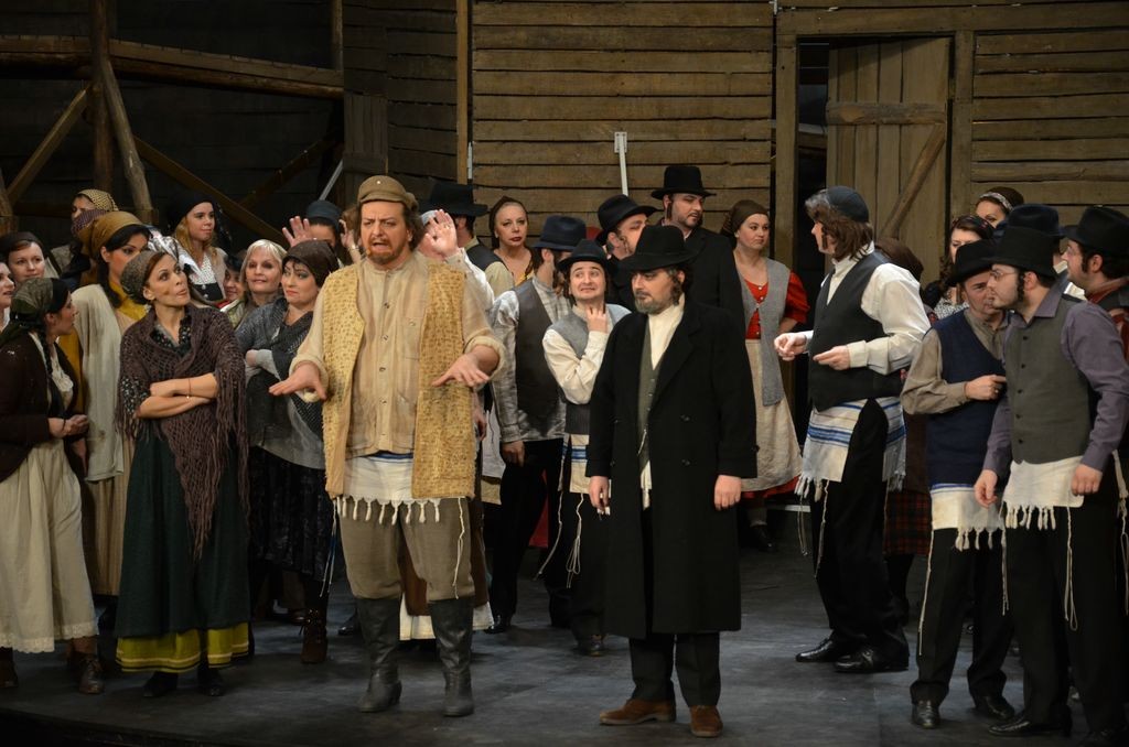 Scripcarul pe acoperis la Opera Nationala Romana Timisoara