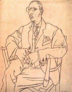 Stravinsky desenat de Pablo Picasso