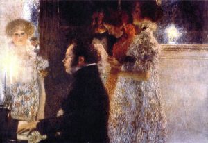 Schubert pictat de Gustav Klimt