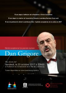 Afis Recital Dan Grigore
