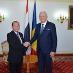 ES Ambasadorul Regatului Thailandei in Romania, dl. Sarayoot Kalayanamit impreuna cu Teodor Melescanu, Minstrul Afacerilor Externe ©mae.ro