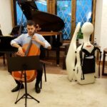 Cornelius Zirbo plays Cello concerto by Haydn at Swiss Residence