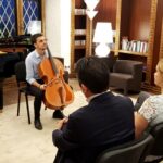 Cornelius Zirbo plays Cello concerto by Haydn at Swiss Residence