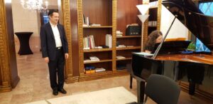 Cornelius Zirbo plays Cello concerto by Haydn at Swiss Residence