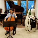 Cornelius Zirbo plays Cello concerto by Haydn at Swiss Residence