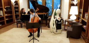 Cornelius Zirbo plays Cello concerto by Haydn at Swiss Residence