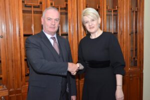 H.E. Derek Feely & Mrs. Melania-Gabriela Ciot