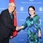 H.E. Hassan Abouyoub (Morocco) and Mrs. Monica Gheorghita