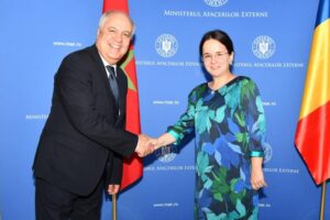 H.E. Hassan Abouyoub (Morocco) and Mrs. Monica Gheorghita