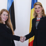 H.E. Ingrid Kressel Vinciguerra (Estonia) and Mrs. Ramona Manescu