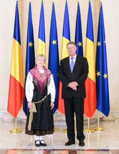 HE Lea Stancic and HE Klaus Iohannis